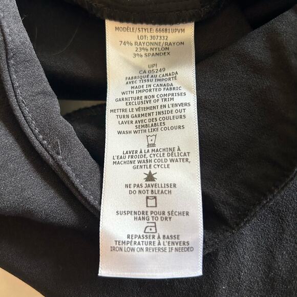 Tarse "UP" by Johnny Women's Capri Pants with Lace Hem Size Lg 8 NEW - Picture 14 of 16